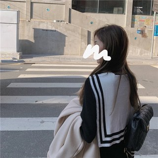 【DF】실제 가격 진짜 총 가을과 겨울 새로운 ~ 우아한 니트 드레스 네이비 스타일 목도리 여성용