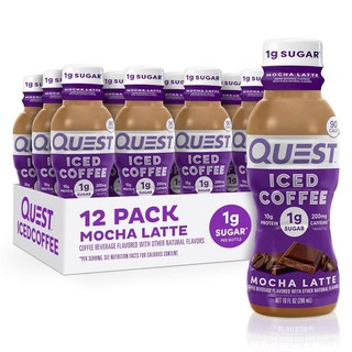 QUEST NUTRITION 冰咖啡摩卡拿鐵, 12個, 283.5g