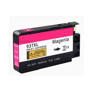 HP 937XL 相容墨水匣 - Officejet Pro 9730 9110b 9120 9130 適用 (Magenta), 937XL紅色, 1個