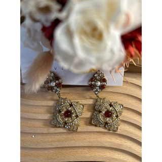 中古設計華麗復古風耳夾E117 無耳洞設計