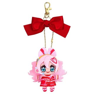 BANDAI Idol光之美少女超級之心特別版絨毛吊飾 可愛偶像天使陪伴 柔軟舒適材質 精美禮盒包裝, 1個