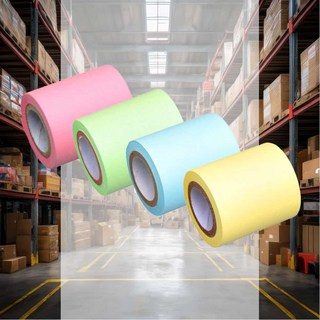 롤 점착 메모지 리필 학습용품 접착 대용량 체크리스트 회의 홍보물품, 핑크