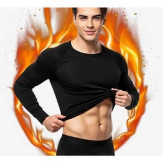 베라킴 따뜻한 초경량 남성 발열내복 상하세트1+1