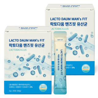 락토다움 맨즈핏 전립선 유산균, 60개, 2g