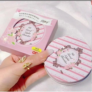 晚安粉 日本蜜粉 素顏粉 散粉 控油保濕 持久定妝吸油 蜜粉餅, 水蜜桃溫變, 1個