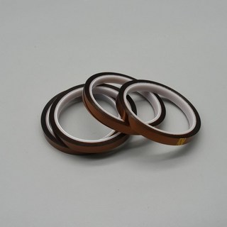 3D 프린터 침대 테이프 용 2 롤 승화 열전달 DTF 인쇄 고온 단열 폴리이 미드 접착제, 03 5mm x 33m