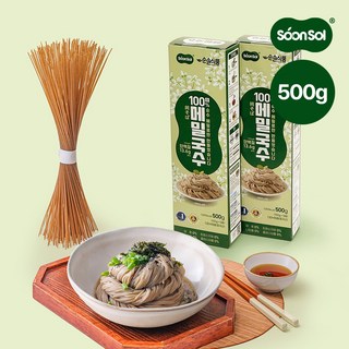 순솔 100% 순 메밀국수 무설탕, 1박스, 500g