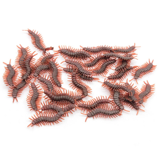 GS 미니 지네 소품 벌레 촬영 장난 징그러운 무서운 미니어처 피규어 만우절 할로윈 파티 진짜같은, 1개