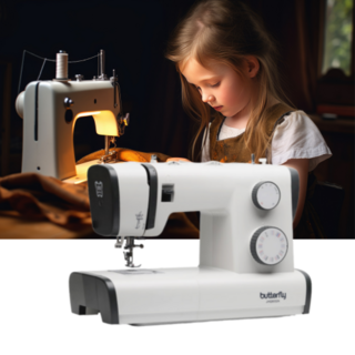 캠페토 재봉틀 미싱 오바로크 자수 가죽 미싱기 재봉기 미니 가정용, 버플미싱기6032