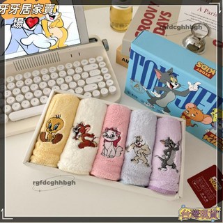 可愛卡通珊瑚絨浴巾五條禮盒裝 嬰兒超柔吸水不掉毛洗臉巾 寶寶浴巾, 迪士尼兩條裝,25*50cm5條裝, 1個