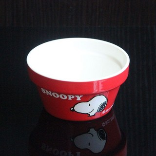 老街口 史努比卡通陶瓷泡麵碗，可愛飯碗/麵碗/保鮮碗，紅色/黃色可選, Snoopy味碟【買一送一】 7.9, 1個