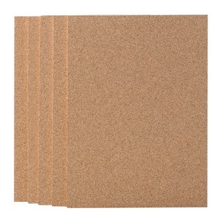 뮤즈 A4 재단 우드락 콜크 무접착 5T 사용과 보관이 간편한 A4 재단 사이즈, 5개, 5mm