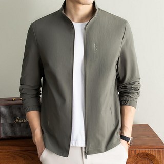 미스터먼쇼 남자 하이넥 바람막이 캐주얼 점퍼