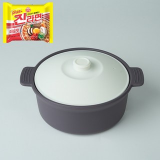 아티즌 쿡 다용도 실리콘 찜기 전자레인지 라면 계란찜 조리 중형 원형 600ml, 1개, 퍼플그레이