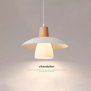 北歐風木質燈座吸頂燈，簡約風格吊燈，客廳臥室餐廳適用，保護視力柔和燈光, 日式和風木質吊燈.餐廳吊燈.餐廳燈.電燈.燈.餐桌吊燈.吧檯吊燈