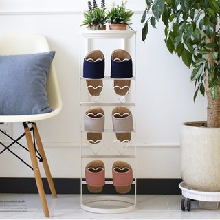 (무료배송) 디몬 선반 실내화 걸이 (4) - 4color, 화이트, 1개