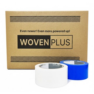 우벤플러스 흰색 50x25m 보양테이프 무잔사 끈적임없는 테잎 끈적이 인테리어 건축보양, 1개