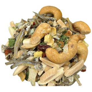 【71號堅果坊】腰果杏仁小魚（蔥蒜風味）250g, 250g, 1個