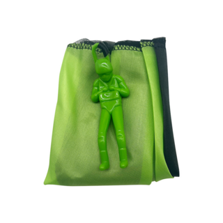 迷你降落傘玩具 - 兒童戶外飛行體驗，安全材質，輕巧便攜, 1個