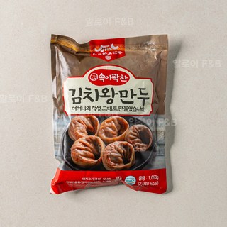 전주한옥만두 속이 꽉찬 김치왕만두 70gx15알(1 050g) 총1봉, 1개, 기본상품, 1.05kg