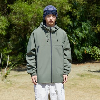 戶外運動休閑沖鋒衣男外套 連帽防水防風夾克 高品質三防情侶登山服