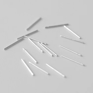 S925純銀耳針 韓系簡約耳棒 養耳洞耳針 上學好物 耳環