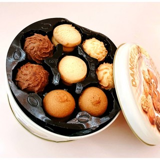 [버터쿠키 300g] 제니쿠키 곰돌이쿠키 틴케이스 쿠키 어린이 간식 어버이날 스승의날 선물, 300g, 2개