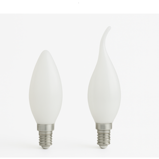 火焰造型燈泡 節能省電 柔和光線 適用於臥室客廳餐廳, E14 尖頭 白光, 1個