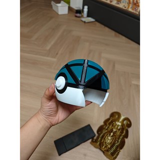 【XL-LX】精靈球 神奇寶貝 爬寵躲避屋 蜥蜴角蛙 蛇 蜘蛛 倉鼠 烏龜 刺蝟 樹造景 小寵用品, 1個, 捕網球破裂版躲避