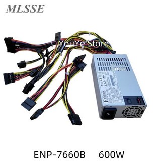 Enhance ENP 7660B 1U Mini Flex 600w PSU 80PLUS 플래티넘 전원 공급 장치 26 2 GPU 커넥터 ENP7660B 오리지널 신제품, 1개