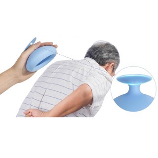 人體工學設計按摩器，柔軟材質，輕巧便攜，肩頸背腰多部位適用，舒緩疲勞, 藍色, 1個