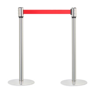 리빙플랜 스텐벨트차단봉 고급형 벨트 2.5M, 1개