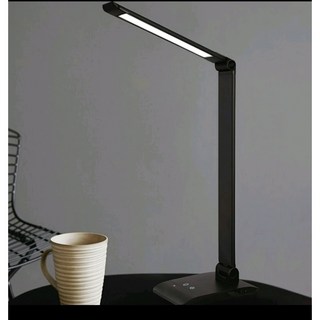 란스코어 LED 스마트 충전 데스크 스탠드 YS-L9003 블랙 USB충전