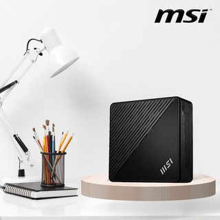MSI Cubi ADL 초소형 미니PC 사무용 베어본 컴퓨터, Cubi N100, Free DOS, 256GB, 8GB, 블랙
