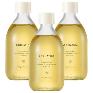 AROMATICA 身體精油 杜松莓&生薑 Vegan配方, 100ml, 3瓶