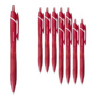 Uni 三菱 JETSTREAM 油性原子筆 0.7mm SXN-150-07, 紅色, 1組