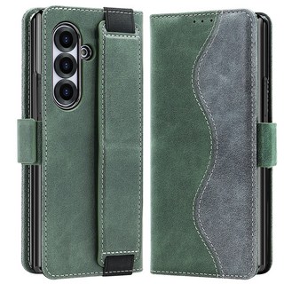 KDNC 갤럭시 Z폴드 핸드스트랩 포켓 가죽 지갑 케이스