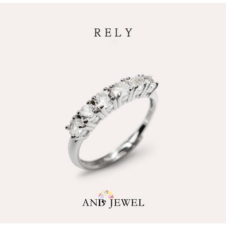 安珠 托帕石白色圓形3mm戒指 和諧系列 天然寶石銀飾 Rely 安的珠寶