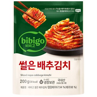 비비고 썰은 배추김치, 200g, 20개