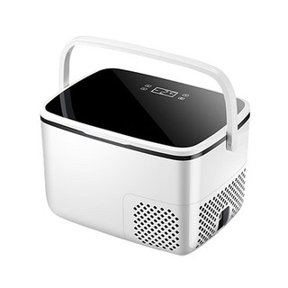拉布塔 18L車用冰箱 冷凍冷藏 露營戶外行動冰箱 車載迷你小冰箱, 18L冷凍冷藏家用橋車貨車三用數控壓縮機, 白色, 18L