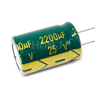 10PCS 25V2200uf 13x20mm 알루미늄 전해 콘덴서 2200uf25v 25v 2200MFD ±20%, 01 10PCS