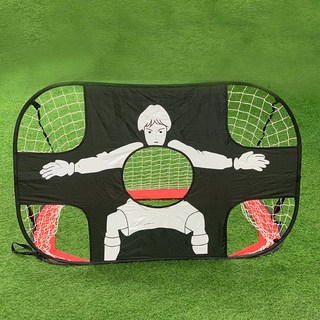 【Healgenart】攜帶式1秒彈開足球門 120x80cm 彈開式球門 輕便可攜 兒童足球玩具, 1個