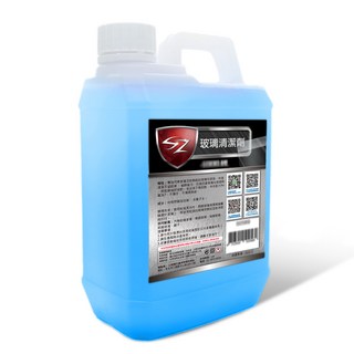 SZ 玻璃清潔劑 汽車玻璃清潔劑 強效去污 不留水痕, 2L, 1瓶