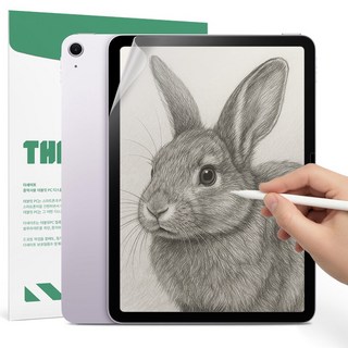 더세이프 아이패드 에어 11 M3 (2025) 항균 종이질감 블루라이트 차단 보호필름, 2개