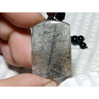 《晶棋》白水晶髮晶項鍊吊墜 晶瑩剔透 時尚百搭 展現獨特品味