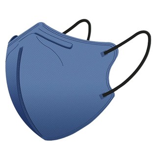 瘦臉大版型5D立體口罩獨立包裝 版型偏大透氣日系KF94莫蘭迪成人防護口罩 3D口罩 蝶型口罩, 5套, 5D立體口罩【海軍藍／單片】, 5D立體口罩【海軍藍】, 10片