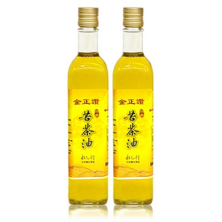 金正讚 冷壓初榨 100%純天然苦茶油 500ml 兩瓶組, 1個