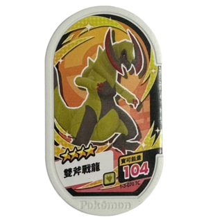 Pokemon Mezastar 寶可夢卡匣 3彈 四星 雙斧戰龍 1-3-070, 1個
