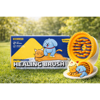페스룸 반려동물 힐링 브러쉬, 힐링브러쉬, 1개
