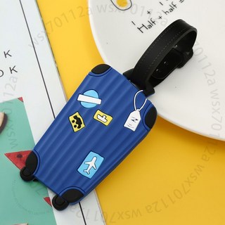 創意行李牌，軟膠登機吊牌，適用於托運及旅行